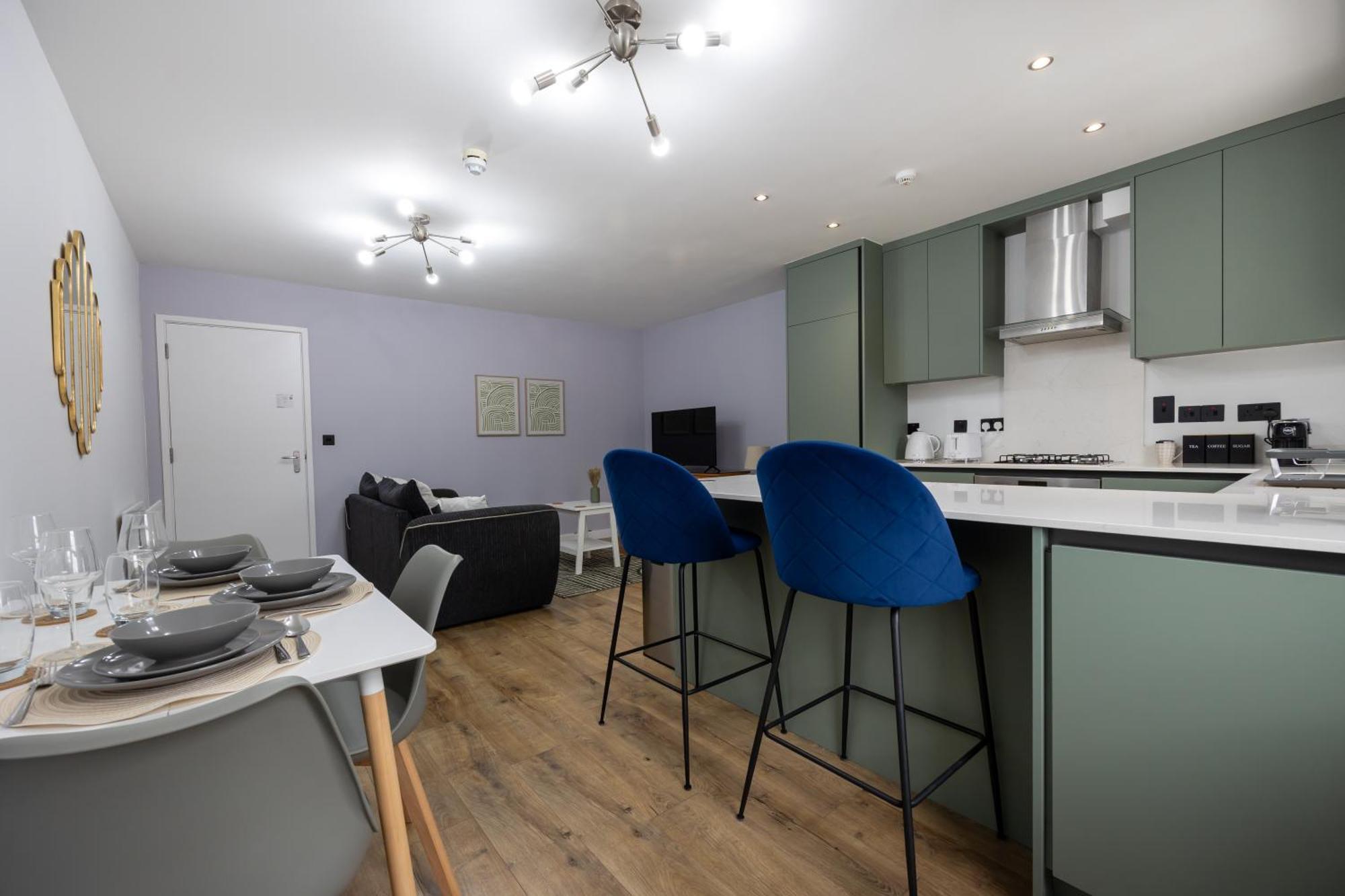 Stunning 3Br, Free Parking, Near Town Center, Long Term Discoun Lägenhet Reading Exteriör bild